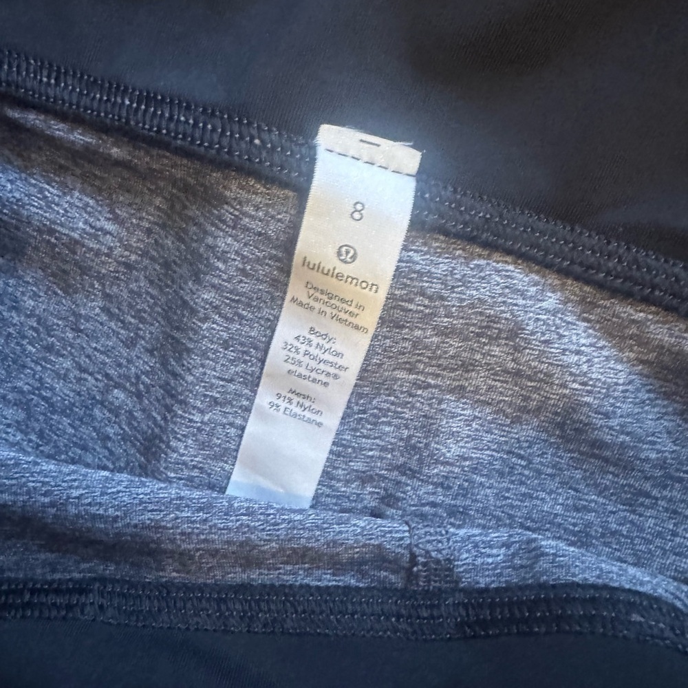 Lululemon Pace Rival Crop *22"
Heathered Black / Black size 8 - Picture 5 of 6
